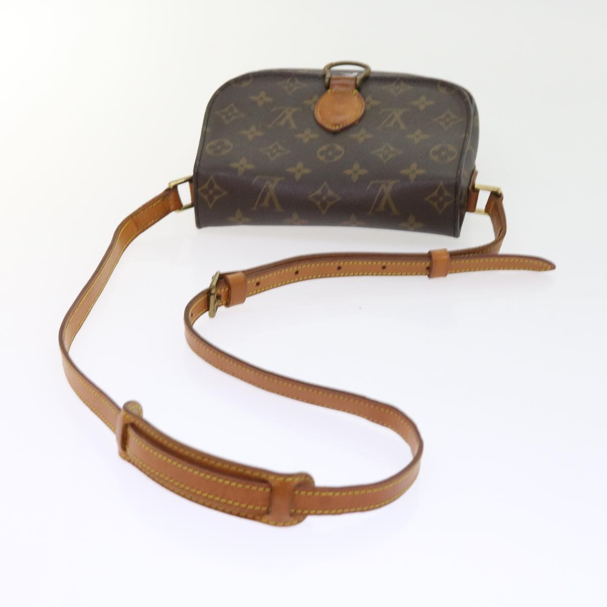 LOUIS VUITTON Monogram Saint Cloud MM Shoulder Bag M51243 LV Auth ar10527B