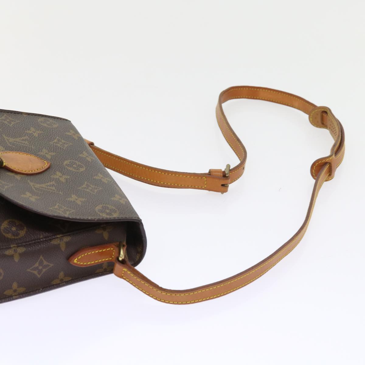 LOUIS VUITTON Monogram Saint Cloud MM Shoulder Bag M51243 LV Auth ar10527B