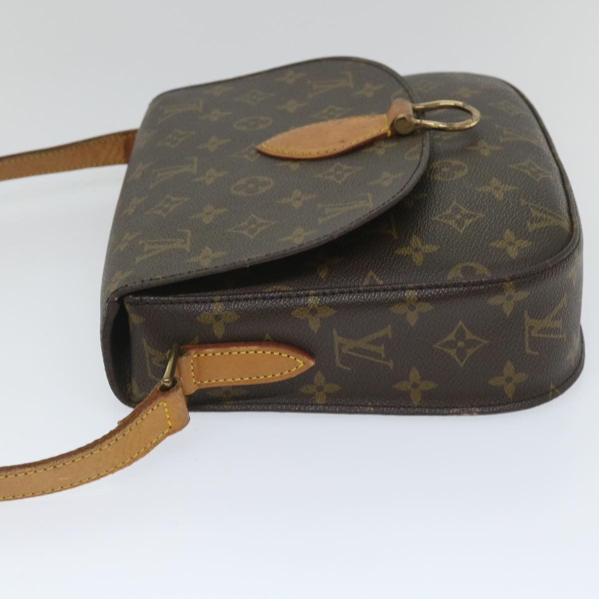 LOUIS VUITTON Monogram Saint Cloud GM Shoulder Bag M51242 LV Auth ar10530B