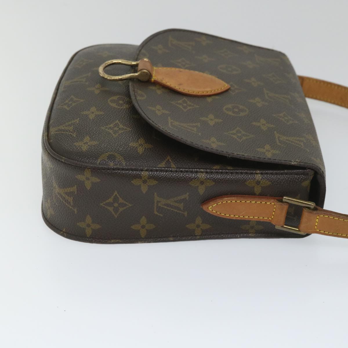 LOUIS VUITTON Monogram Saint Cloud GM Shoulder Bag M51242 LV Auth ar10530B