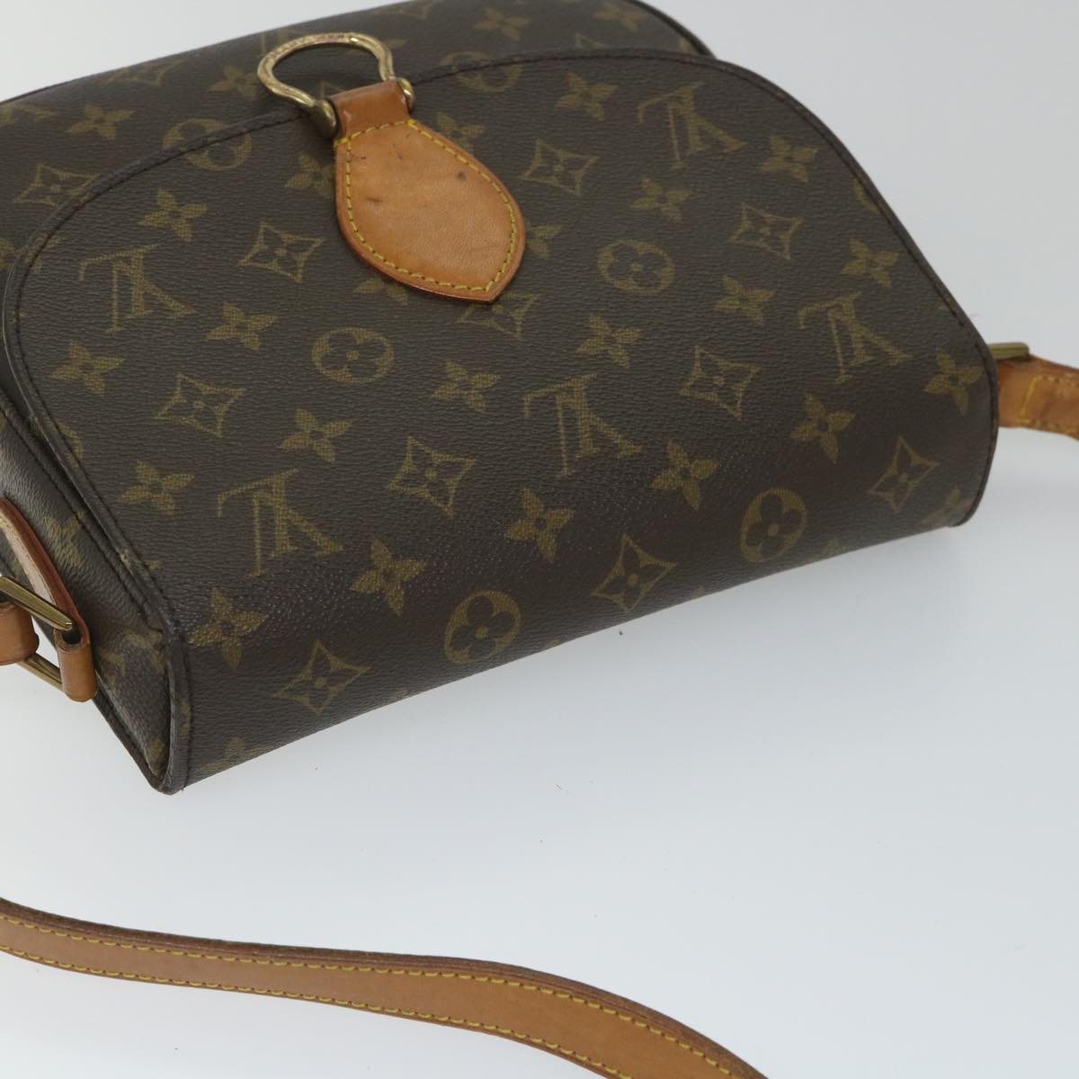 LOUIS VUITTON Monogram Saint Cloud GM Shoulder Bag M51242 LV Auth ar10530B