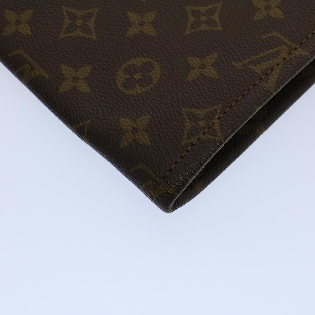 LOUIS VUITTON Monogram Poche Document Briefcase M53400 LV Auth ar10541B