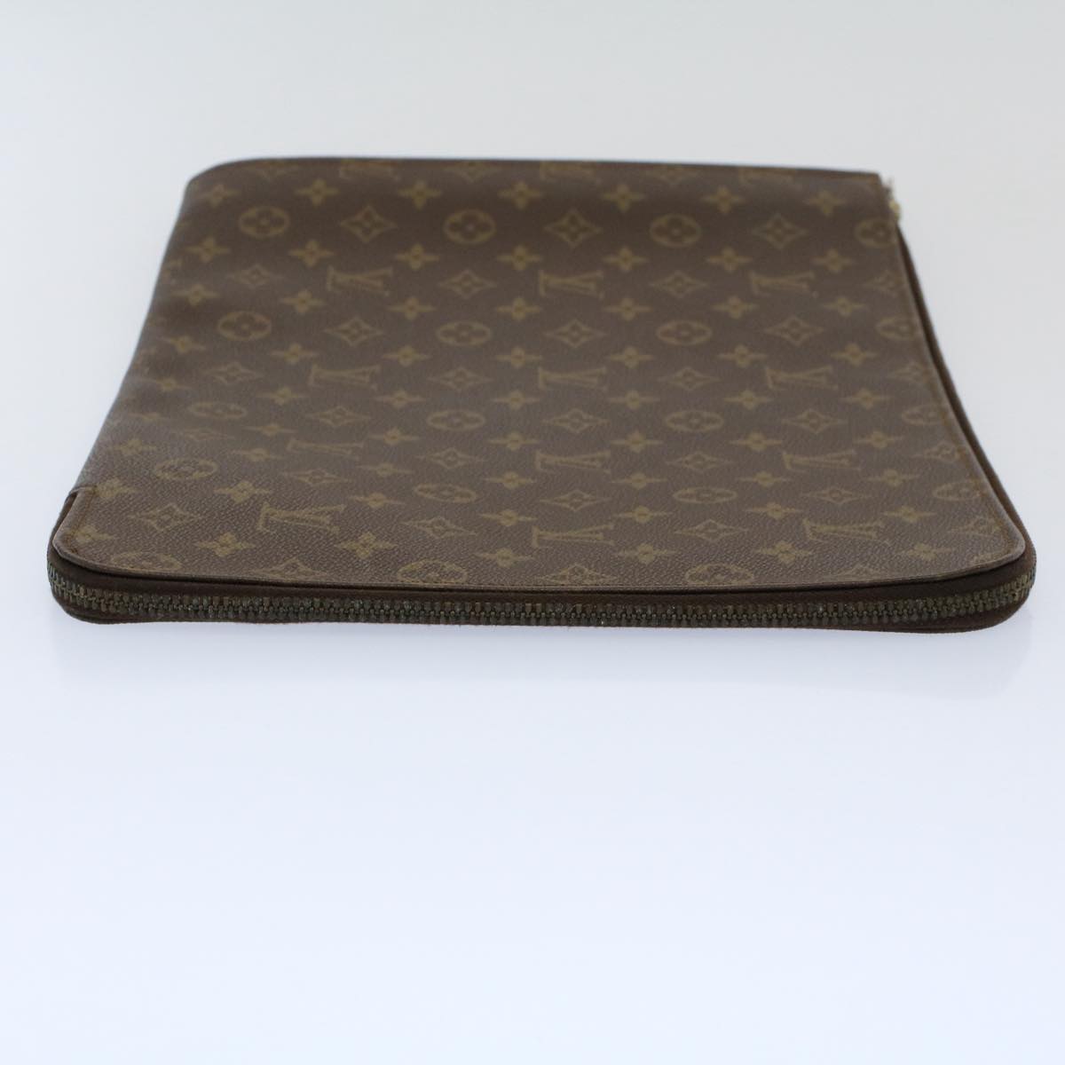 LOUIS VUITTON Monogram Poche Document Briefcase M53400 LV Auth ar10541B