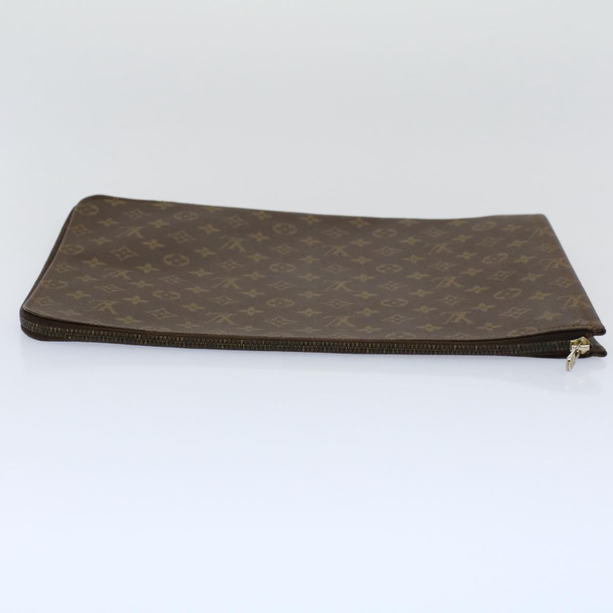 LOUIS VUITTON Monogram Poche Document Briefcase M53400 LV Auth ar10541B