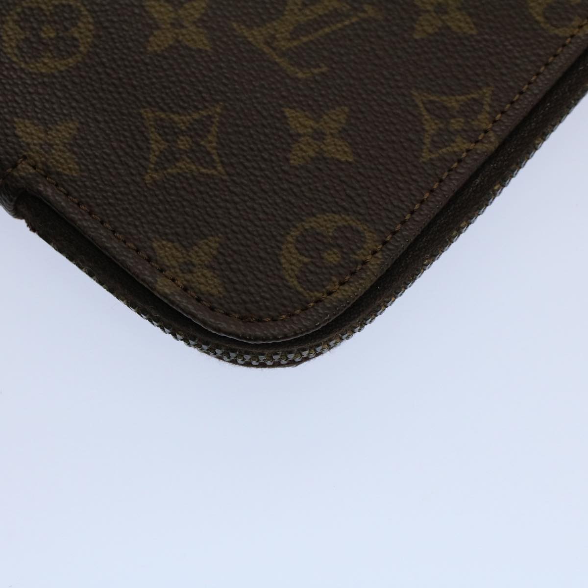 LOUIS VUITTON Monogram Poche Document Briefcase M53400 LV Auth ar10541B