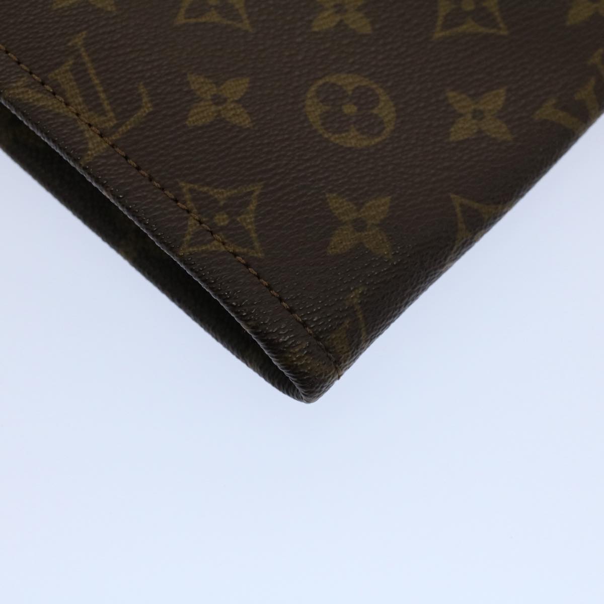 LOUIS VUITTON Monogram Poche Document Briefcase M53400 LV Auth ar10541B