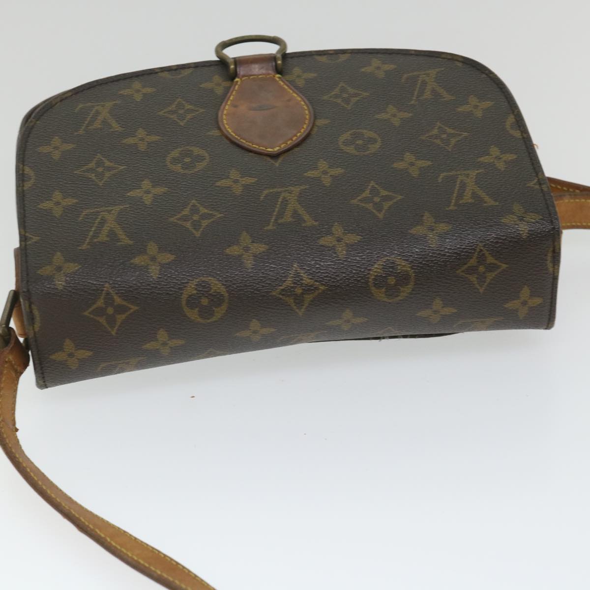 LOUIS VUITTON Monogram Saint Cloud GM Shoulder Bag M51242 LV Auth ar10568B