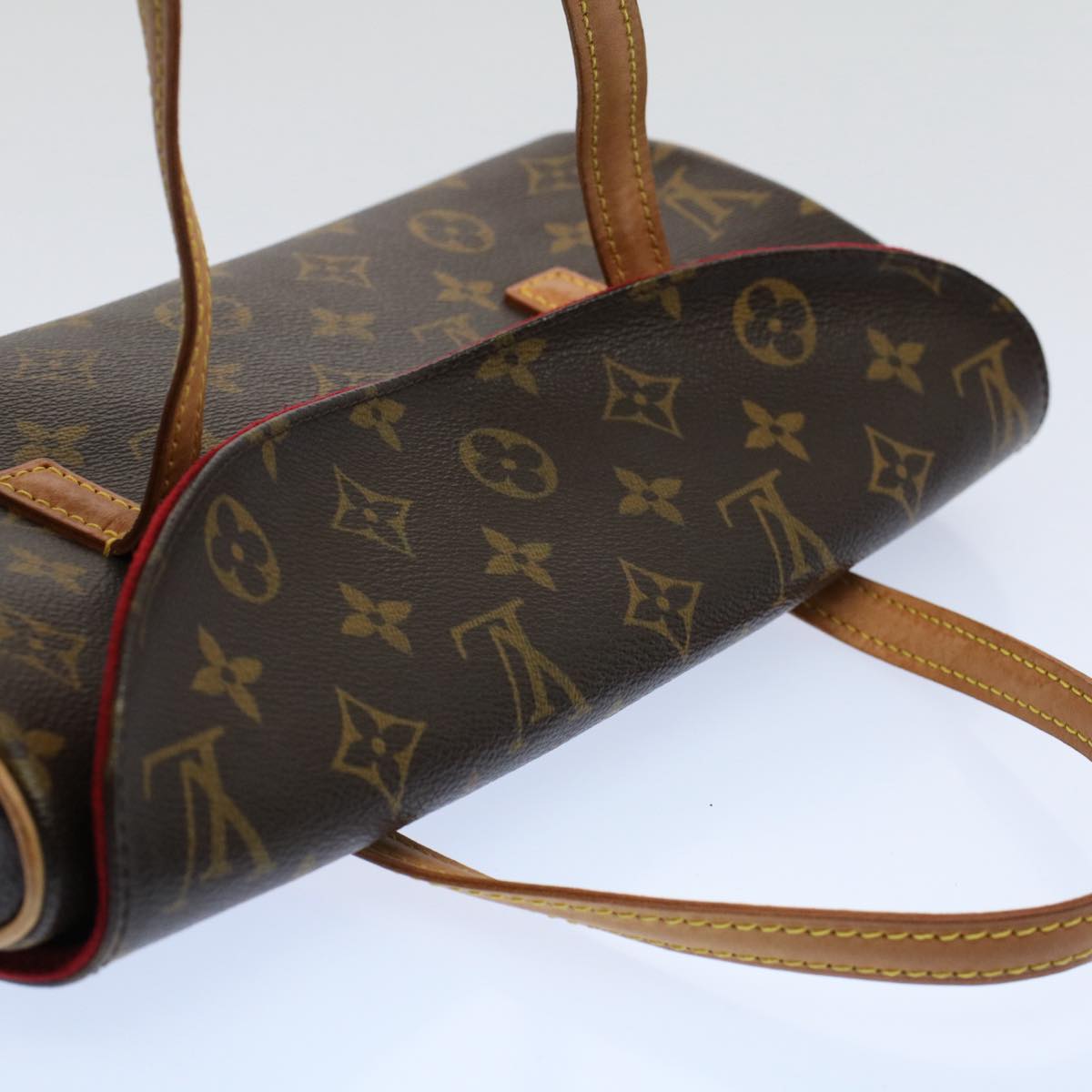 LOUIS VUITTON Monogram Sonatine Hand Bag M51902 LV Auth ar10569B