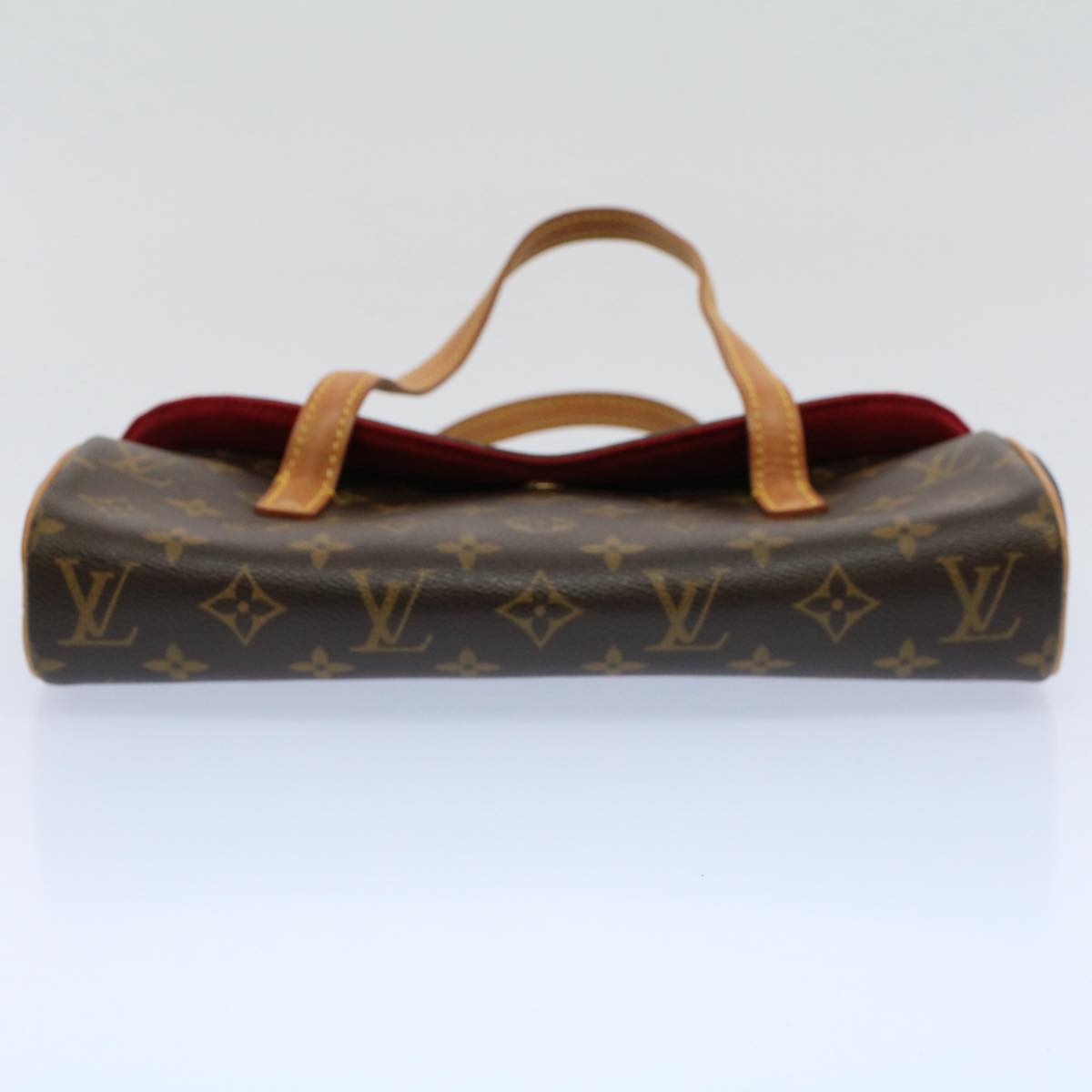 LOUIS VUITTON Monogram Sonatine Hand Bag M51902 LV Auth ar10569B