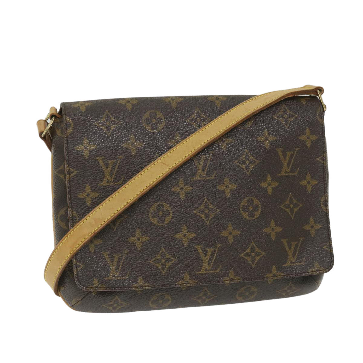 LOUIS VUITTON Monogram Musette Tango Short Strap Bag M51257 LV Auth ar10573B