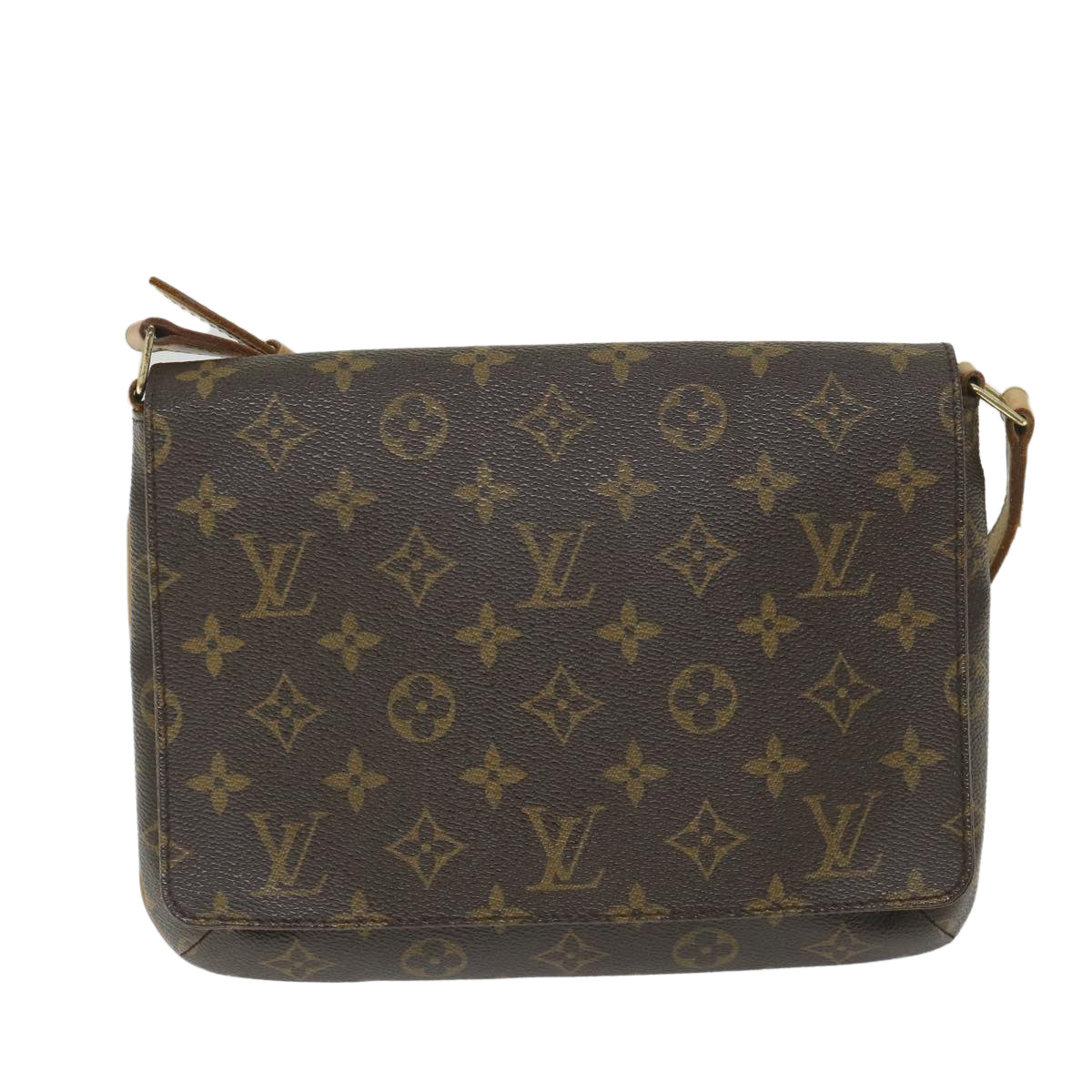 LOUIS VUITTON Monogram Musette Tango Short Strap Bag M51257 LV Auth ar10573B