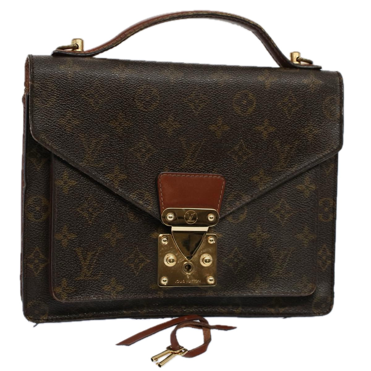 LOUIS VUITTON Monogram Monceau 26 Shoulder Bag 2way M51187 LV Auth ar10574B