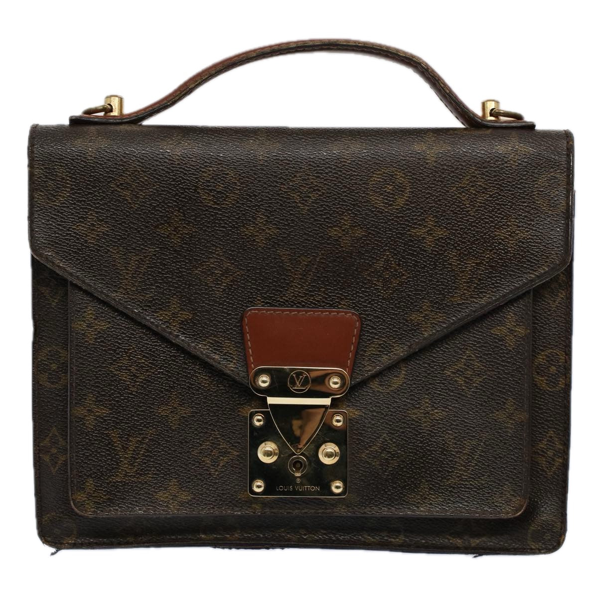 LOUIS VUITTON Monogram Monceau 26 Shoulder Bag 2way M51187 LV Auth ar10574B