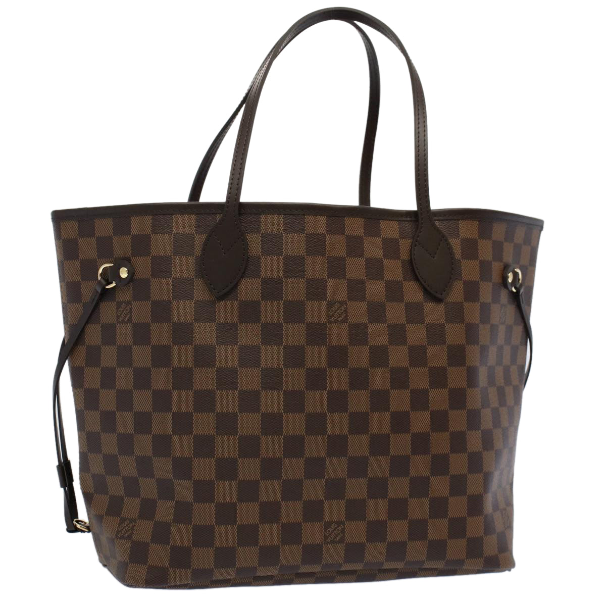 LOUIS VUITTON Damier Ebene Neverfull MM Tote Bag N51105 LV Auth ar10580S