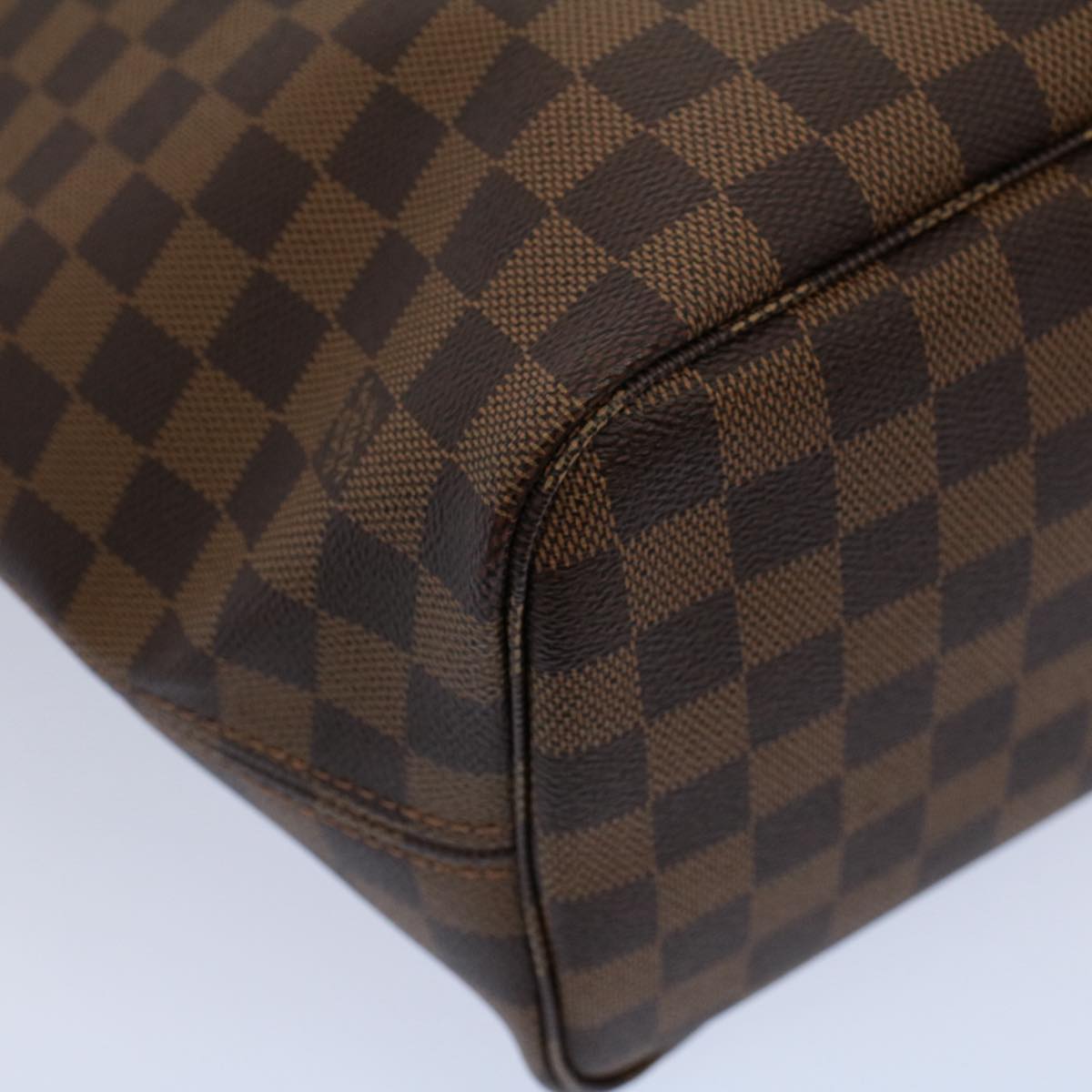 LOUIS VUITTON Damier Ebene Neverfull MM Tote Bag N51105 LV Auth ar10580S