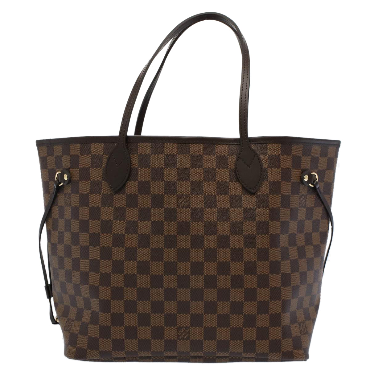 LOUIS VUITTON Damier Ebene Neverfull MM Tote Bag N51105 LV Auth ar10580S