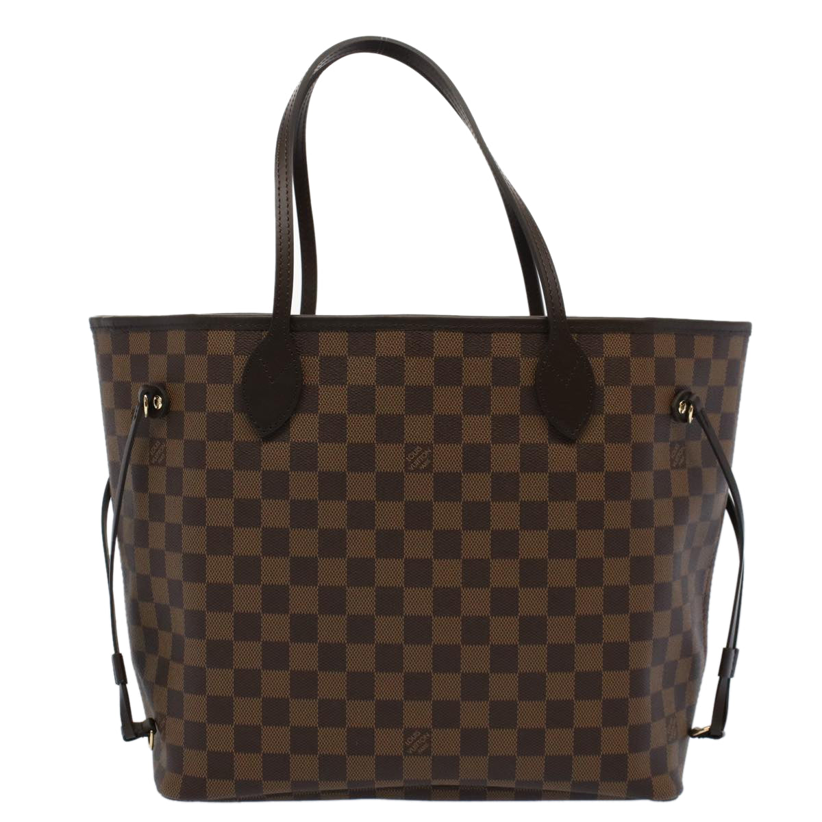 LOUIS VUITTON Damier Ebene Neverfull MM Tote Bag N51105 LV Auth ar10580S