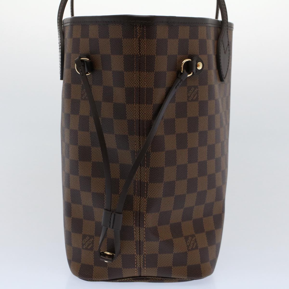 LOUIS VUITTON Damier Ebene Neverfull MM Tote Bag N51105 LV Auth ar10580S