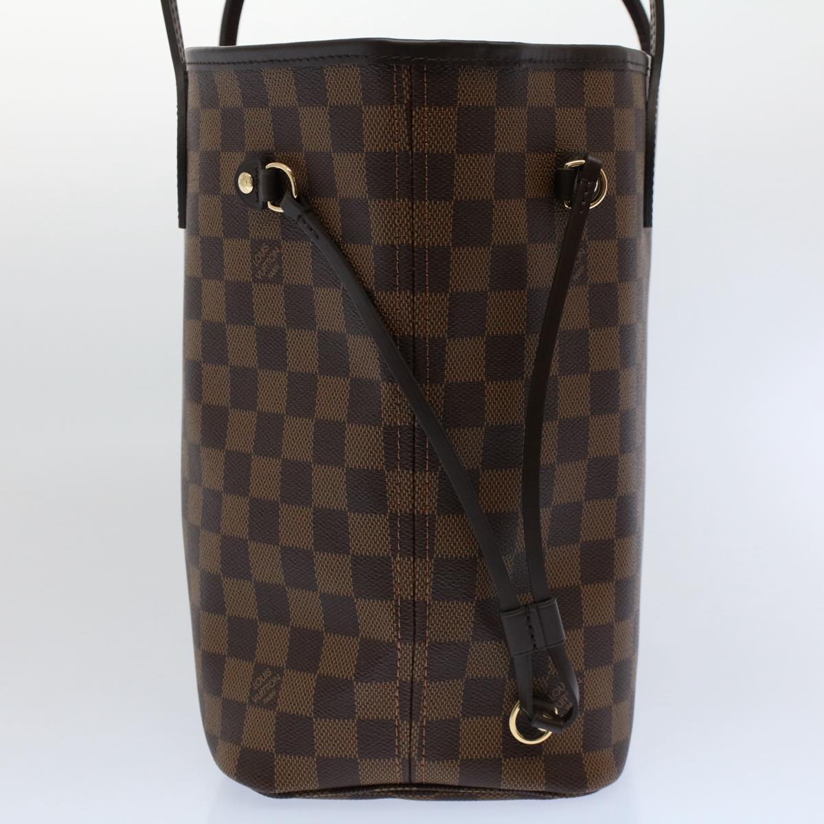 LOUIS VUITTON Damier Ebene Neverfull MM Tote Bag N51105 LV Auth ar10580S