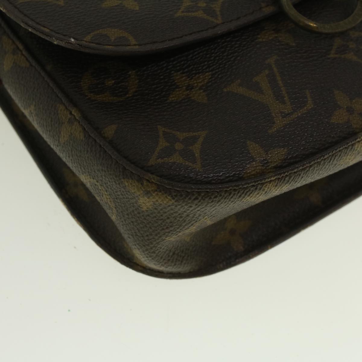 LOUIS VUITTON Monogram Saint Cloud MM Shoulder Bag M51243 LV Auth ar10586B