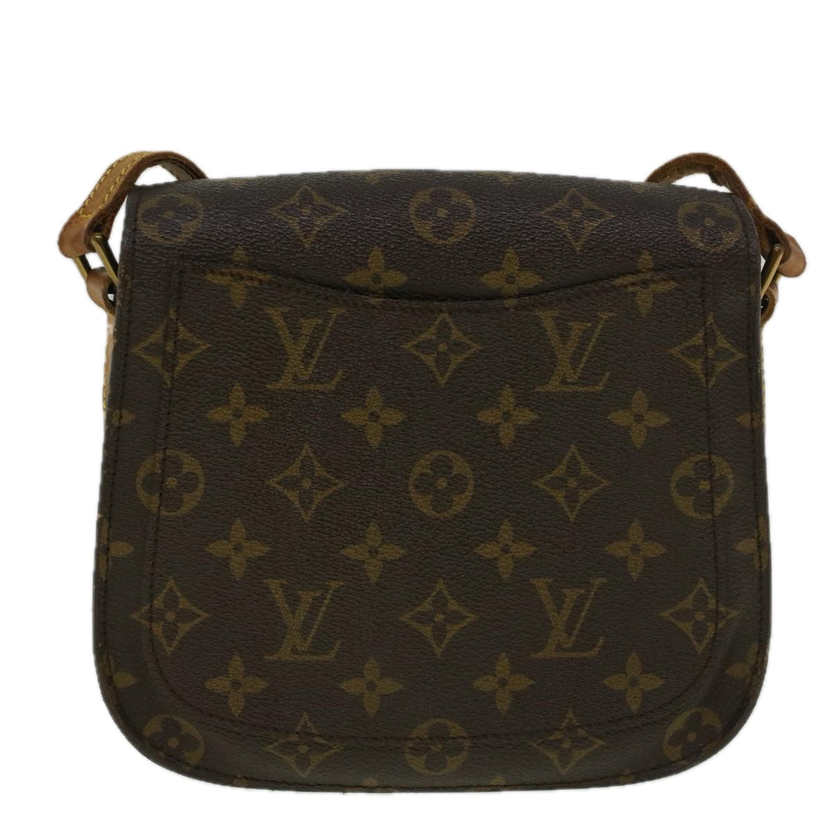 LOUIS VUITTON Monogram Saint Cloud MM Shoulder Bag M51243 LV Auth ar10586B