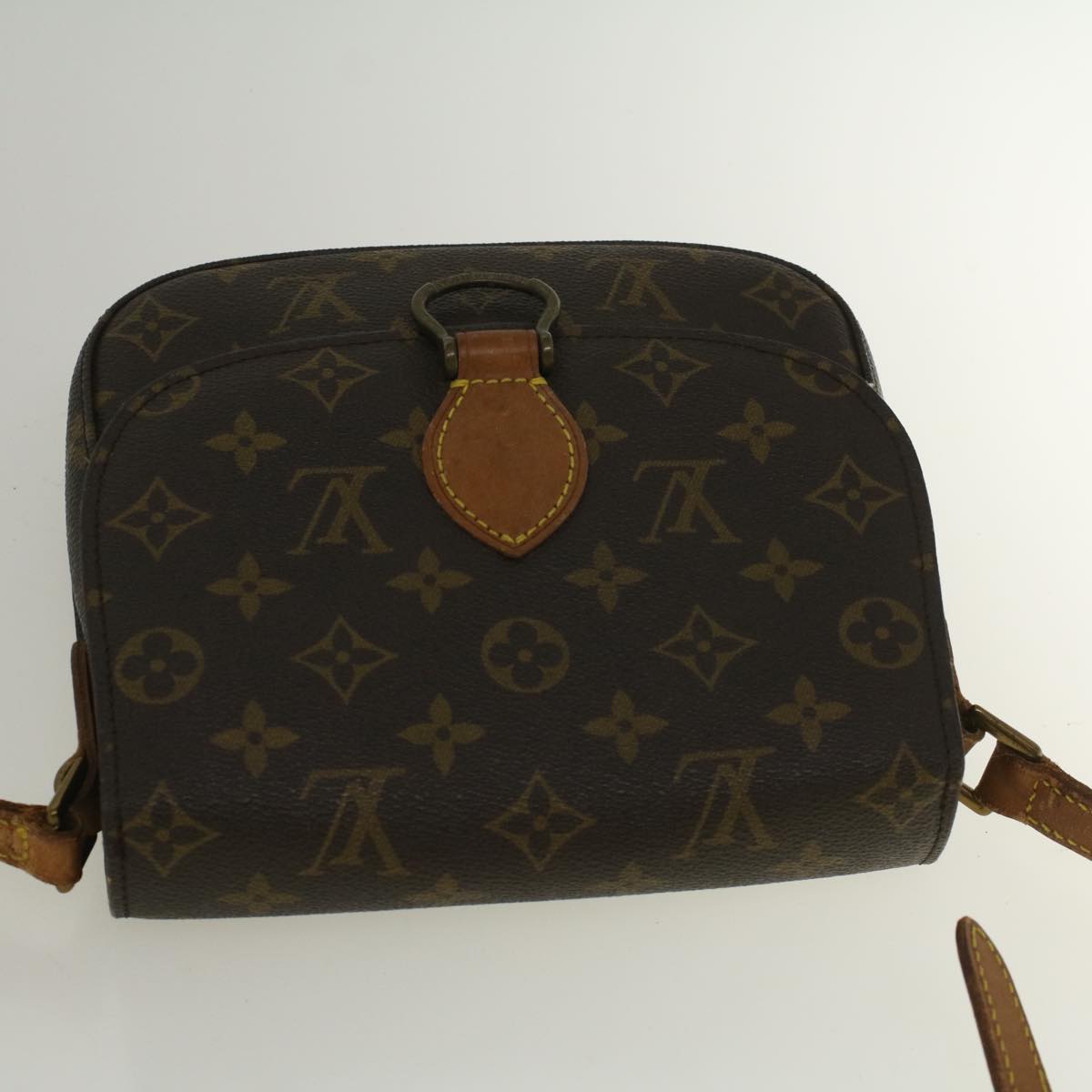 LOUIS VUITTON Monogram Saint Cloud MM Shoulder Bag M51243 LV Auth ar10586B