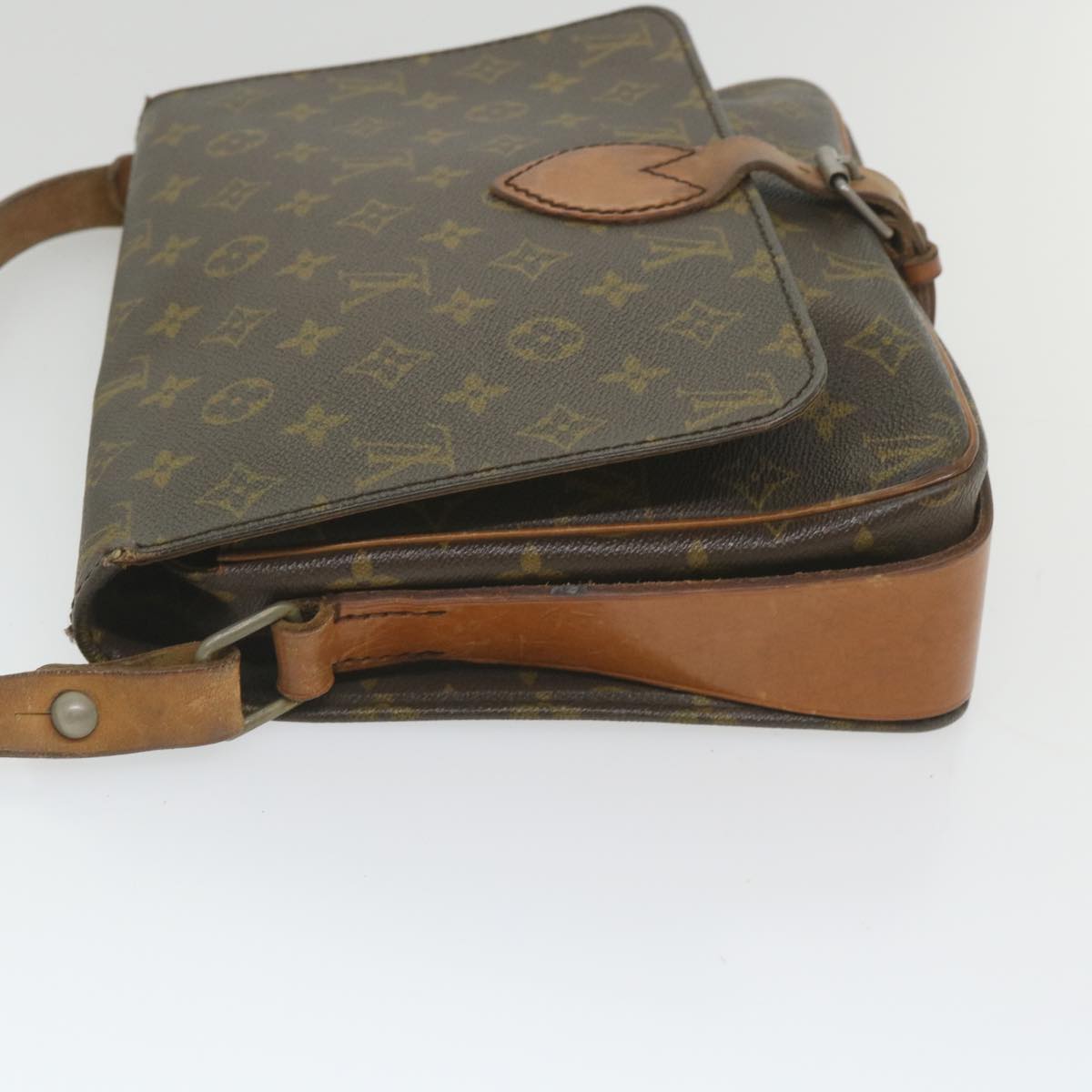 LOUIS VUITTON Monogram Cartouchiere GM Shoulder Bag Vintage M51252 Auth ar10588B