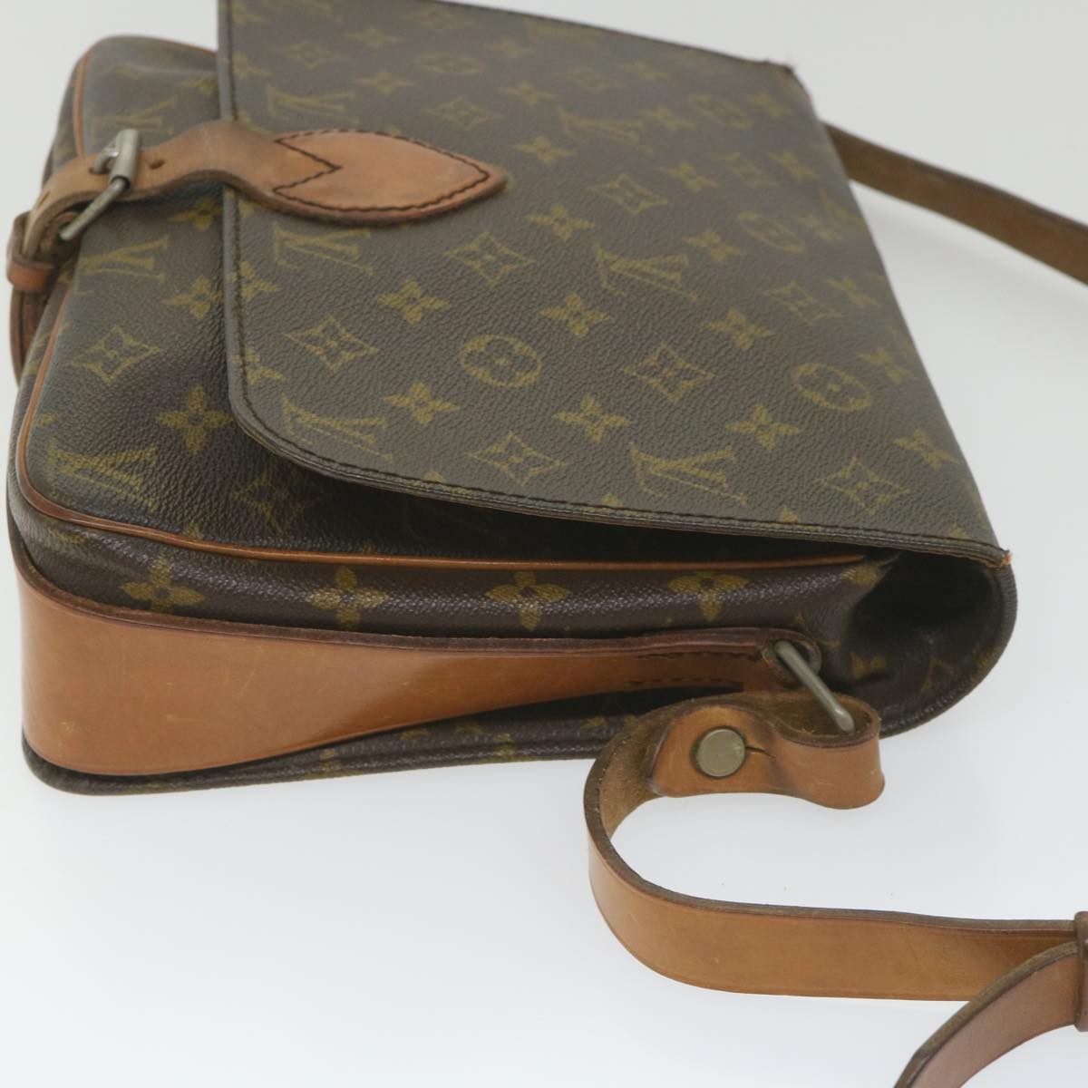 LOUIS VUITTON Monogram Cartouchiere GM Shoulder Bag Vintage M51252 Auth ar10588B