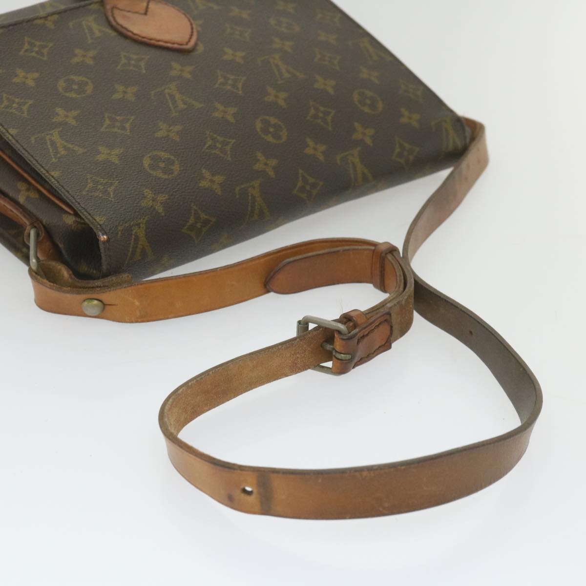 LOUIS VUITTON Monogram Cartouchiere GM Shoulder Bag Vintage M51252 Auth ar10588B