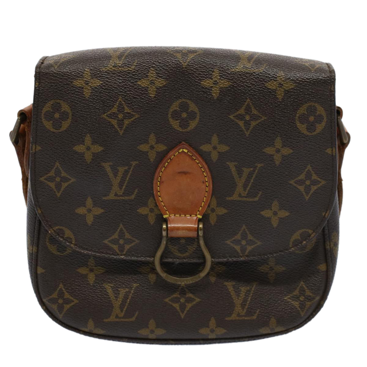 LOUIS VUITTON Monogram Saint Cloud MM Shoulder Bag M51243 LV Auth ar10598B