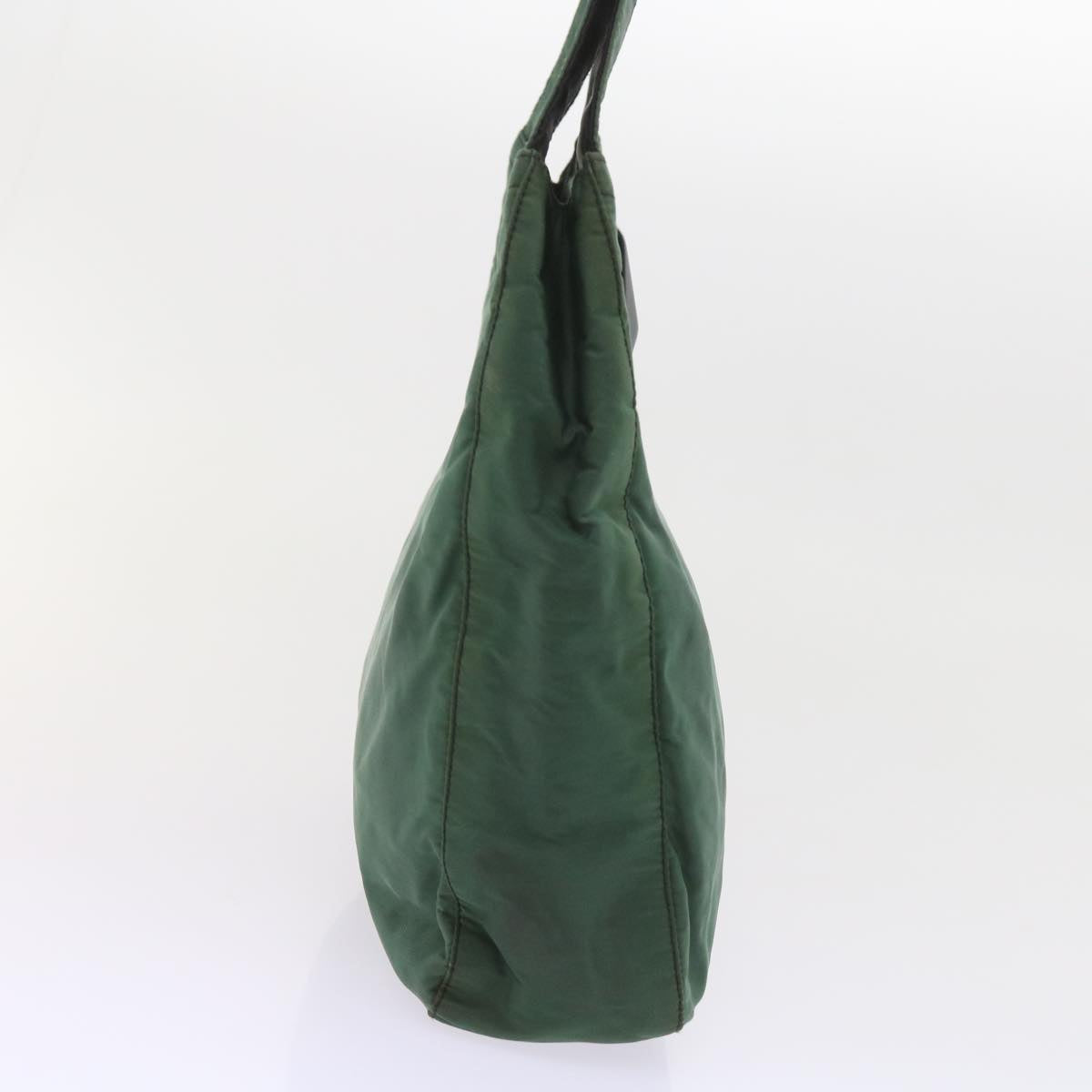 PRADA Shoulder Bag Nylon Green Auth ar10613B