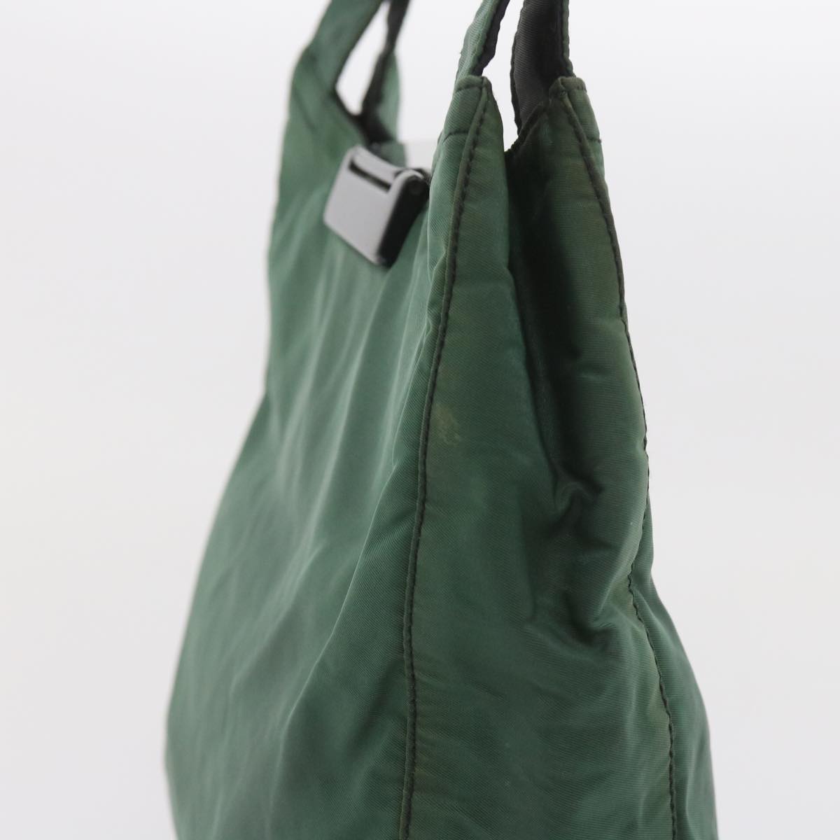 PRADA Shoulder Bag Nylon Green Auth ar10613B