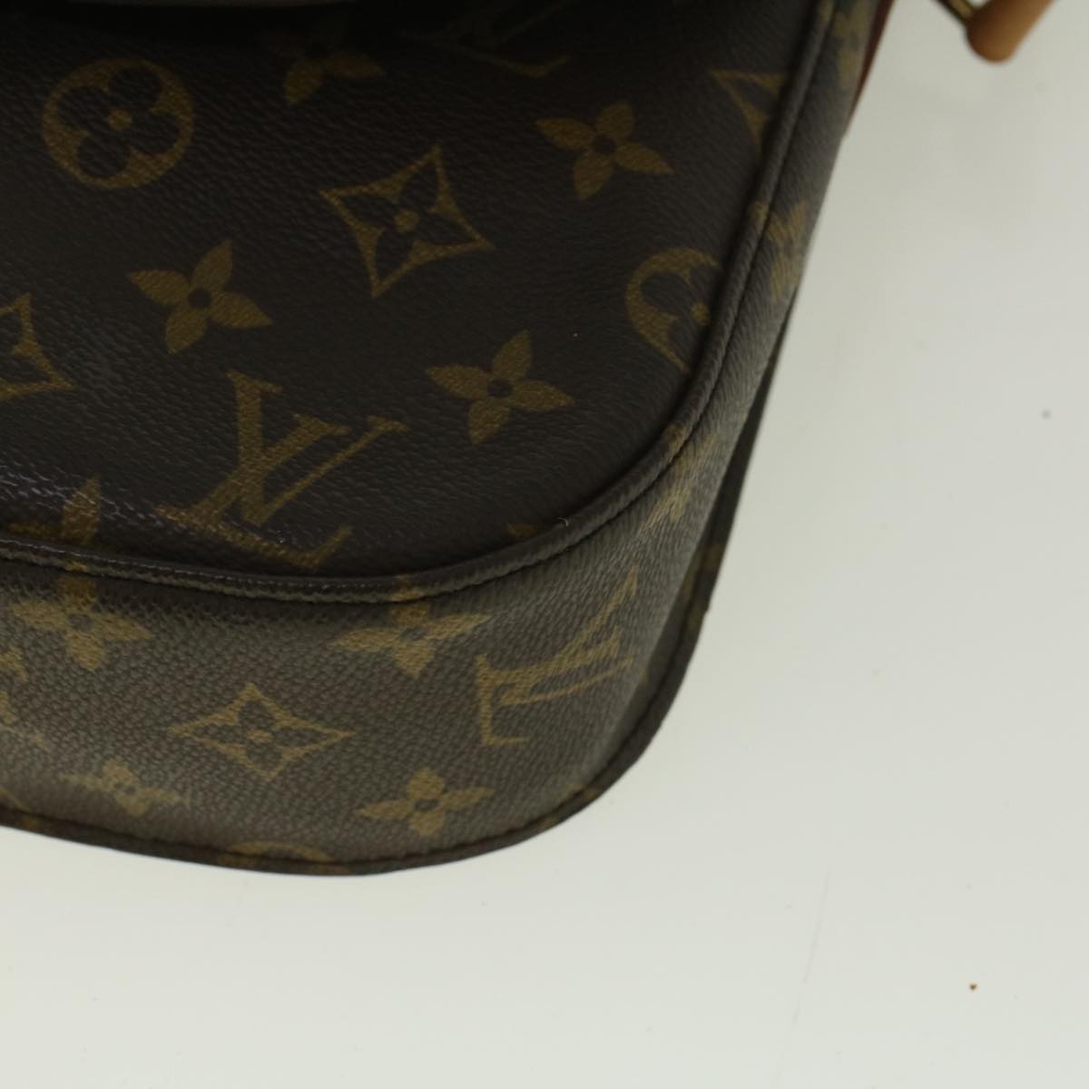 LOUIS VUITTON Monogram Saint Cloud GM Shoulder Bag M51242 LV Auth ar10624B