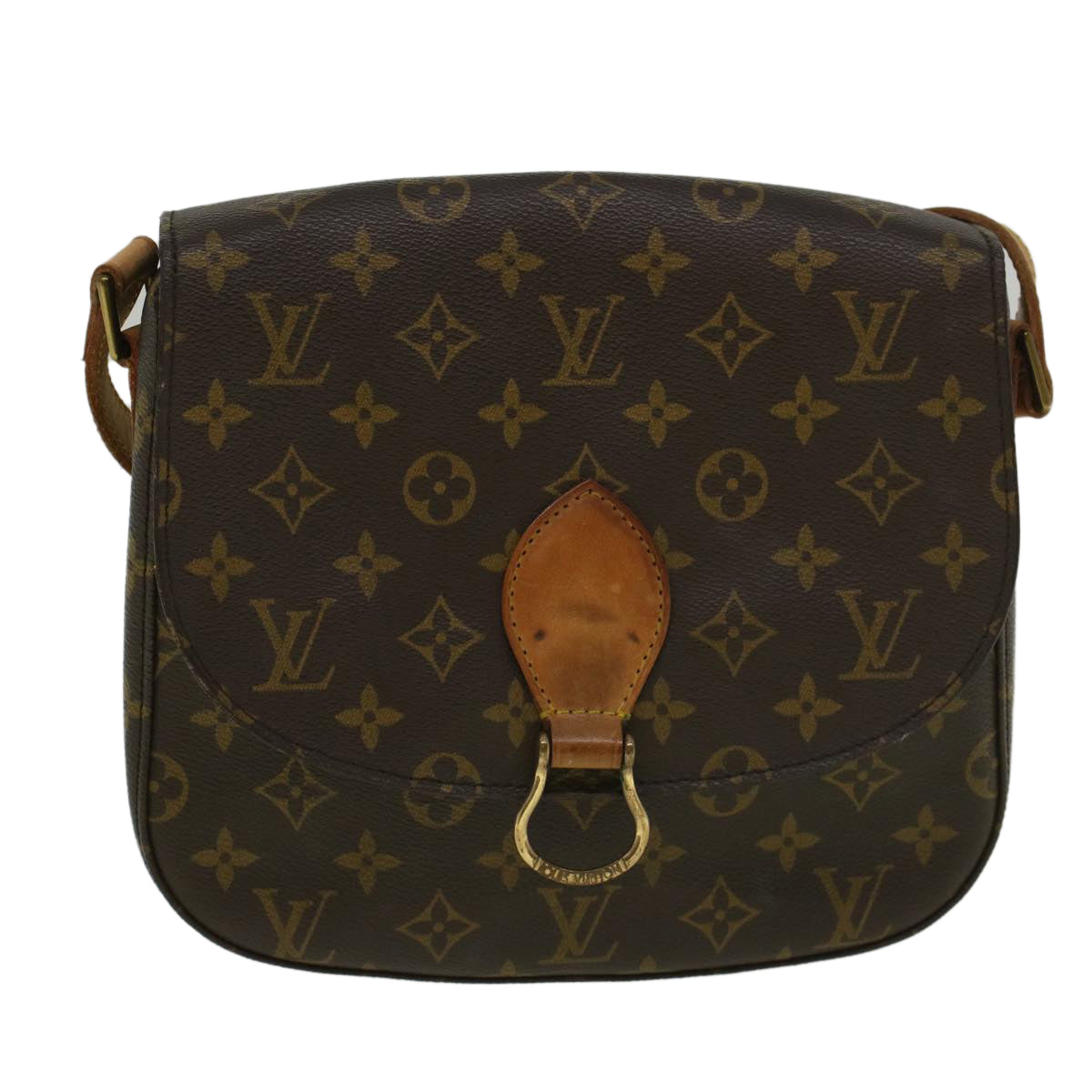 LOUIS VUITTON Monogram Saint Cloud GM Shoulder Bag M51242 LV Auth ar10624B