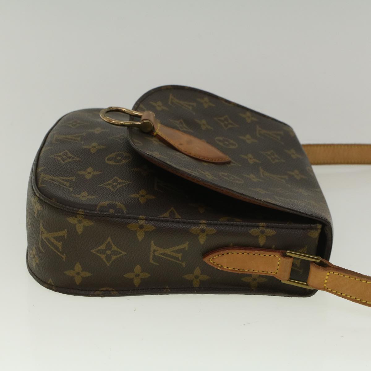 LOUIS VUITTON Monogram Saint Cloud GM Shoulder Bag M51242 LV Auth ar10624B