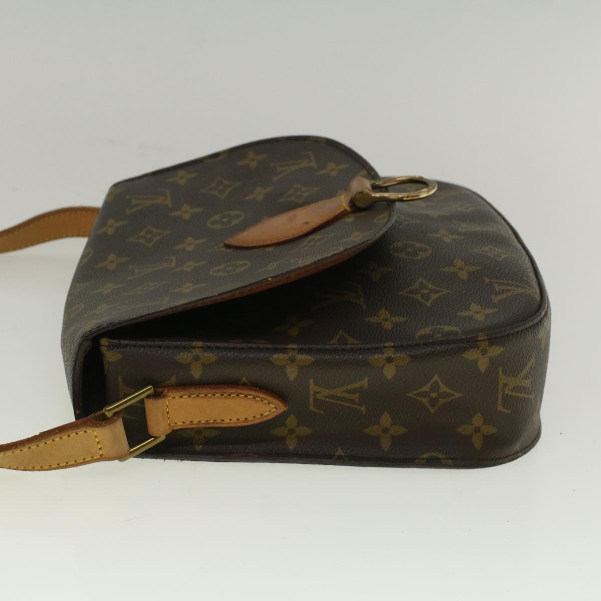 LOUIS VUITTON Monogram Saint Cloud GM Shoulder Bag M51242 LV Auth ar10624B