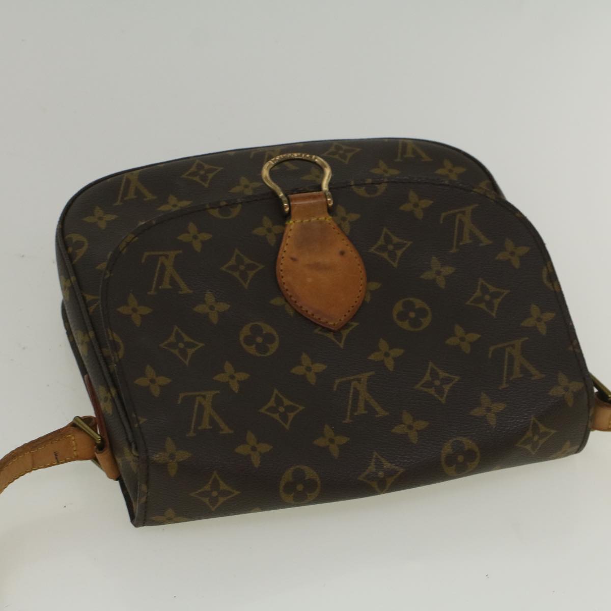 LOUIS VUITTON Monogram Saint Cloud GM Shoulder Bag M51242 LV Auth ar10624B