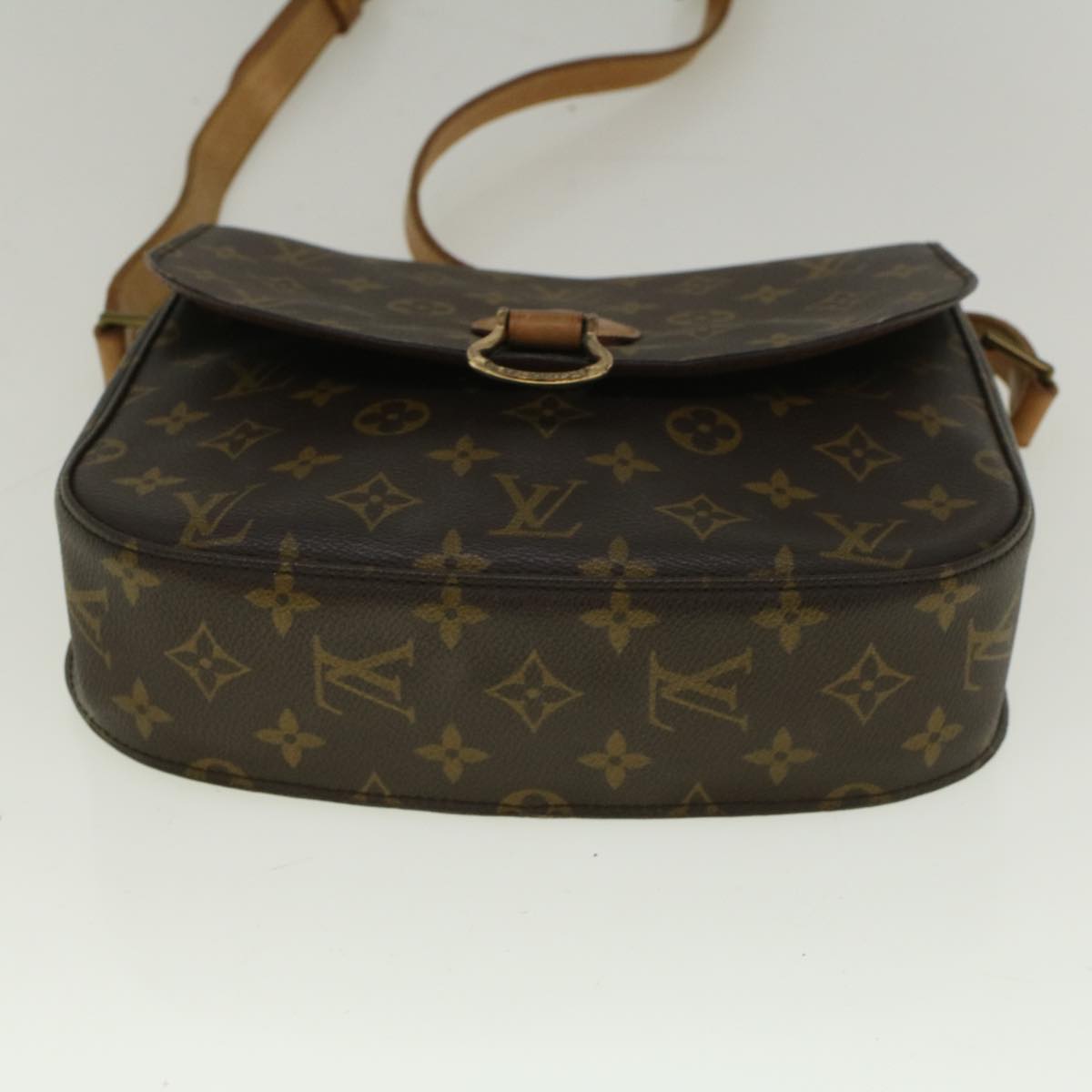 LOUIS VUITTON Monogram Saint Cloud GM Shoulder Bag M51242 LV Auth ar10624B