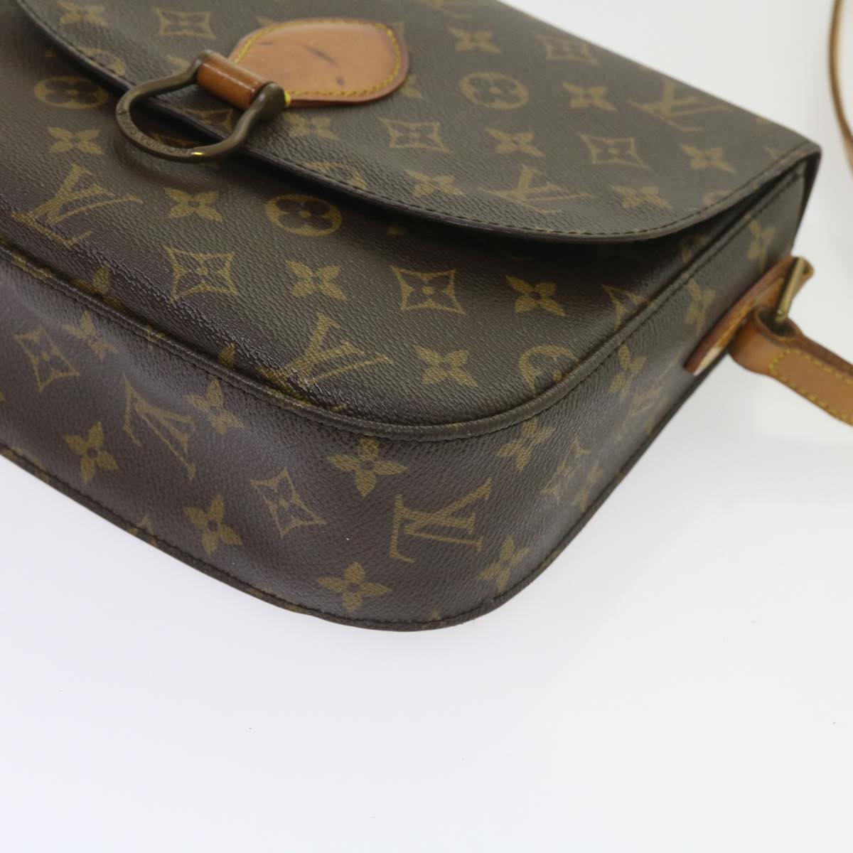 LOUIS VUITTON Monogram Saint Cloud GM Shoulder Bag M51242 LV Auth ar10652