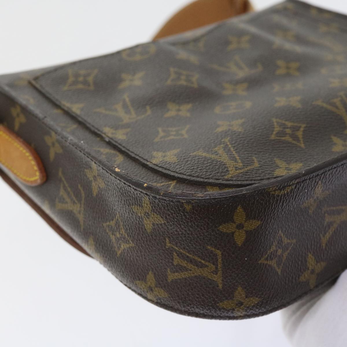 LOUIS VUITTON Monogram Saint Cloud GM Shoulder Bag M51242 LV Auth ar10652