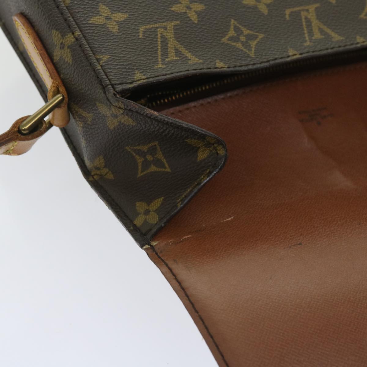 LOUIS VUITTON Monogram Saint Cloud GM Shoulder Bag M51242 LV Auth ar10652