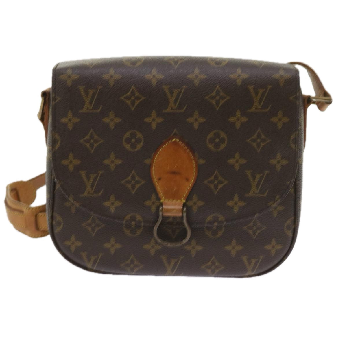 LOUIS VUITTON Monogram Saint Cloud GM Shoulder Bag M51242 LV Auth ar10652