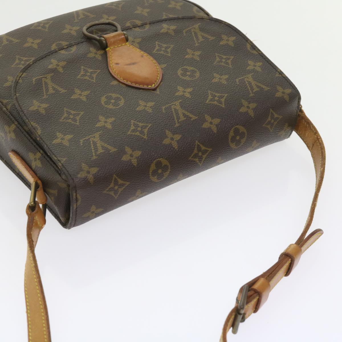 LOUIS VUITTON Monogram Saint Cloud GM Shoulder Bag M51242 LV Auth ar10652