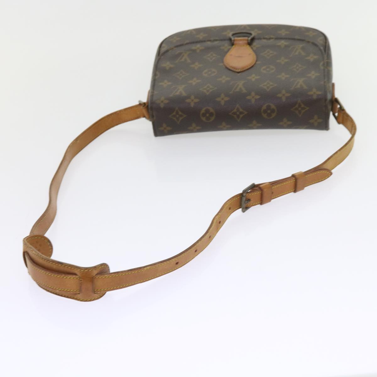 LOUIS VUITTON Monogram Saint Cloud GM Shoulder Bag M51242 LV Auth ar10652