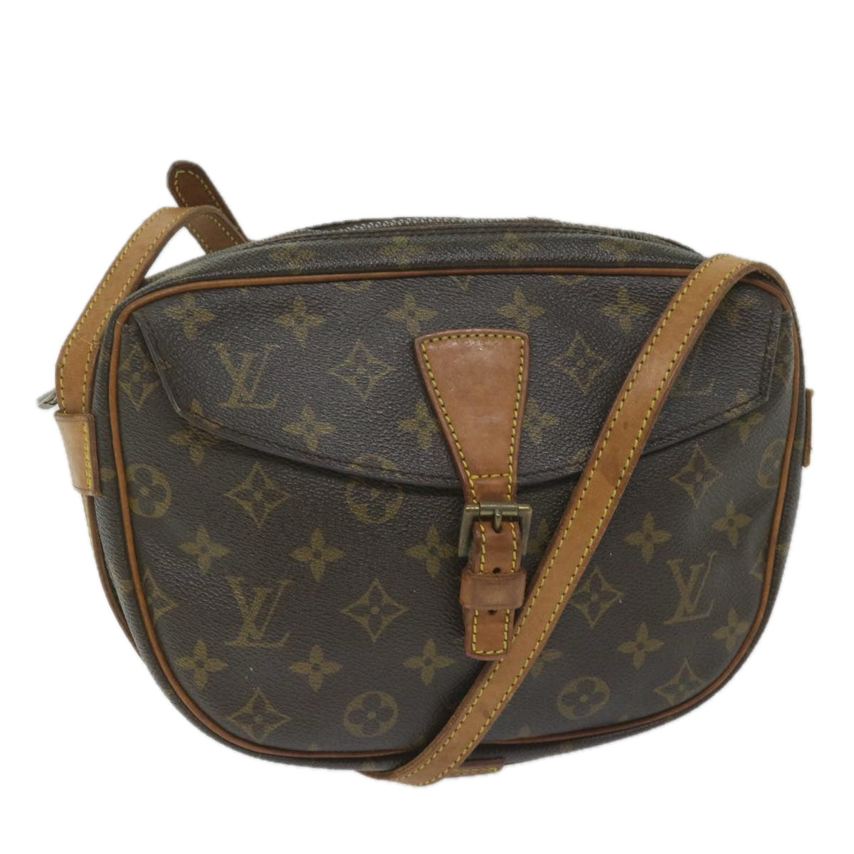 LOUIS VUITTON Monogram Jeune Fille MM Shoulder Bag M51226 LV Auth ar10653