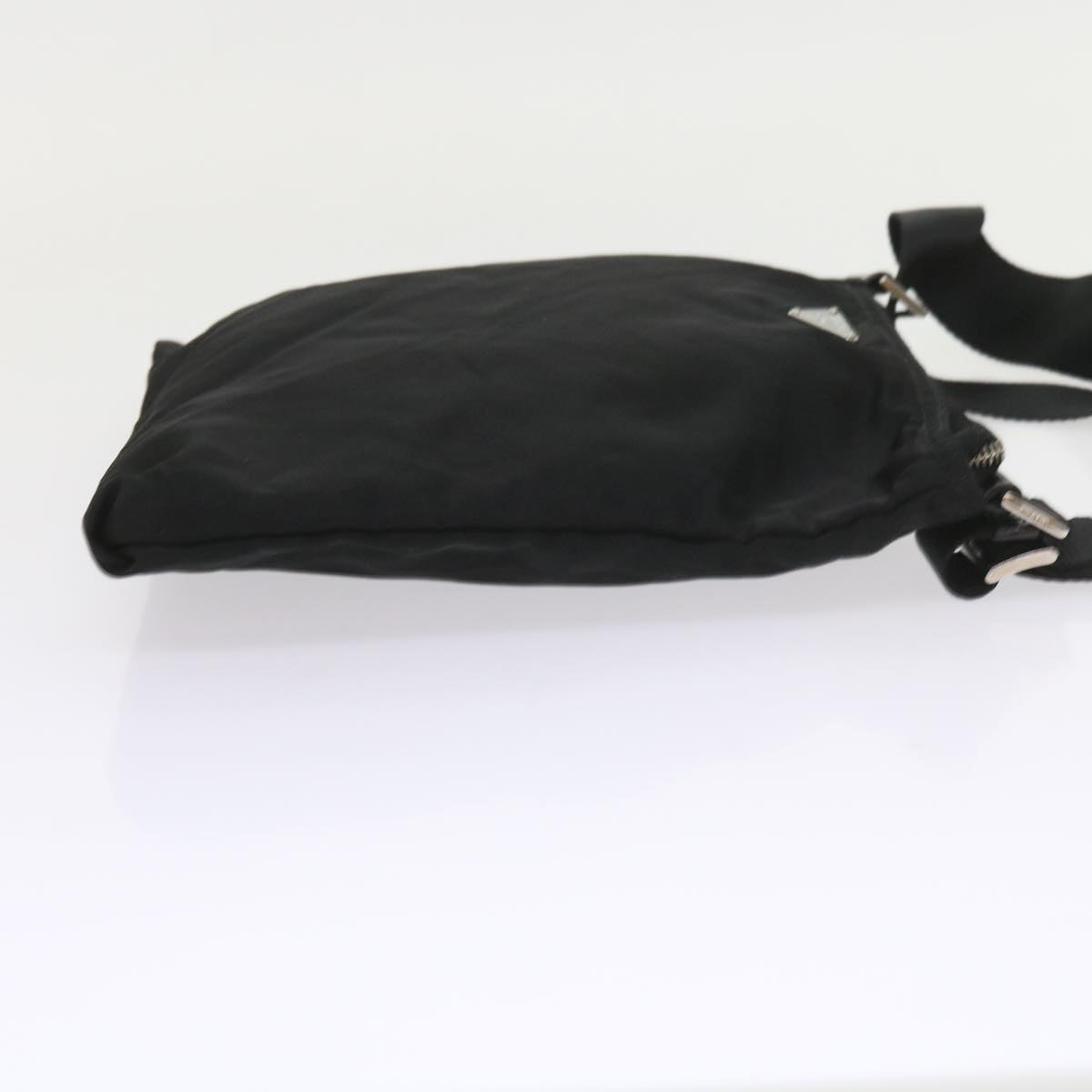 PRADA Shoulder Bag Nylon Black Auth ar10659