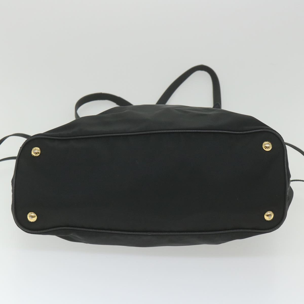 PRADA Shoulder Bag Nylon Black Auth ar10661