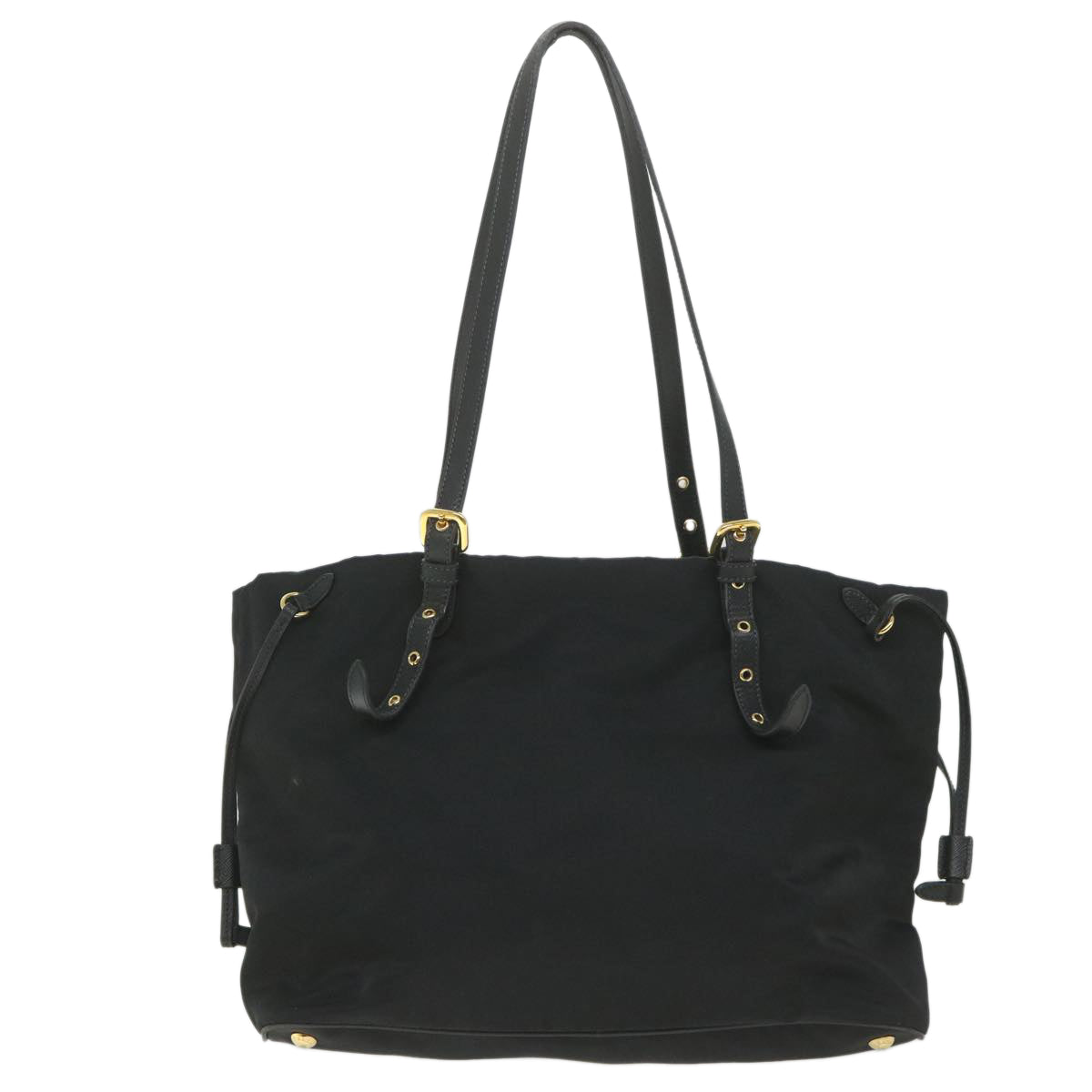 PRADA Shoulder Bag Nylon Black Auth ar10661 - 0