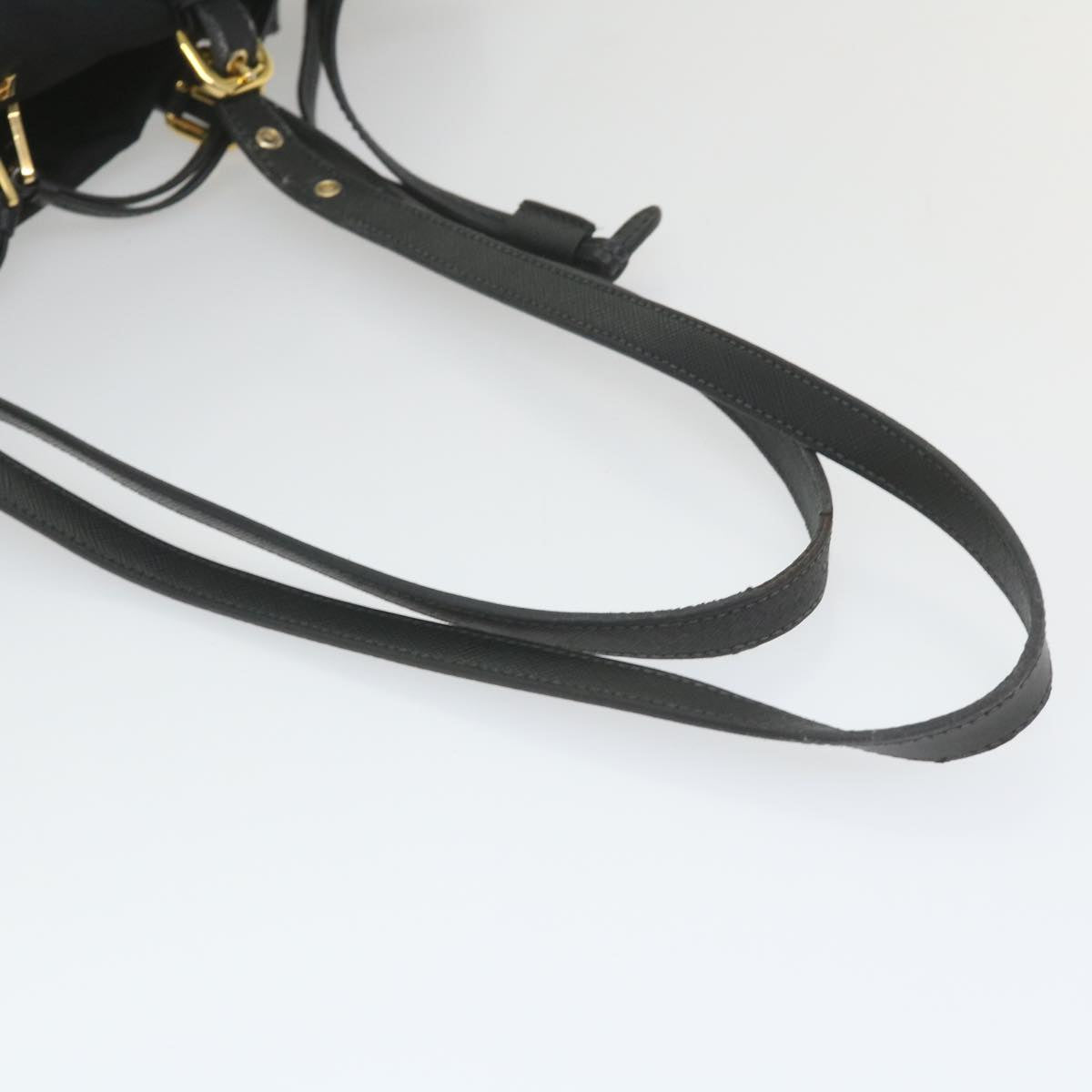 PRADA Shoulder Bag Nylon Black Auth ar10661