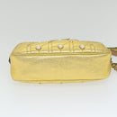 GUCCI GG Marmont Quilted Shoulder Bag Leather Gold Tone 447632 Auth ar10683-5